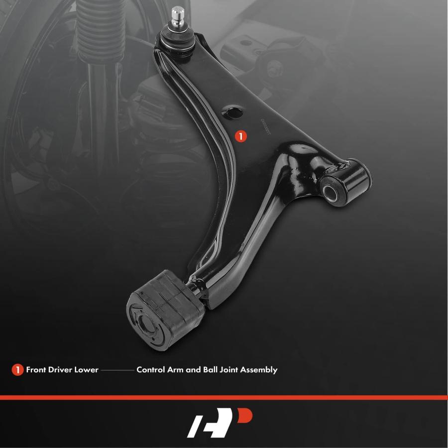 A Premium Front Left Lower Control Arm, with Ball Joint \u0026 Bushin 並行輸入品の画像