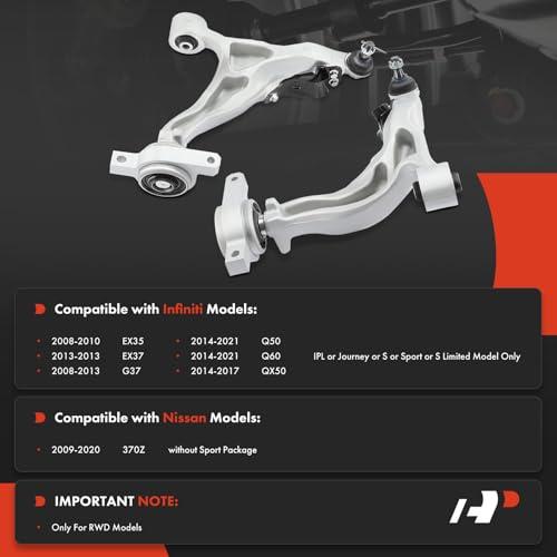 A Premium 2 x Front Lower Control Arm, with Ball Joint & Bushing 並行輸入品の画像