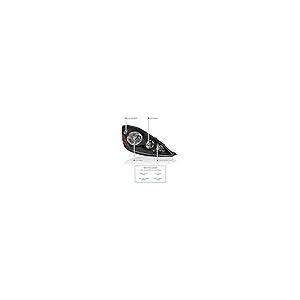 【並行輸入品】 Spec D Tuning Black Headlights Compatible with 2006 2010 Toyota_8