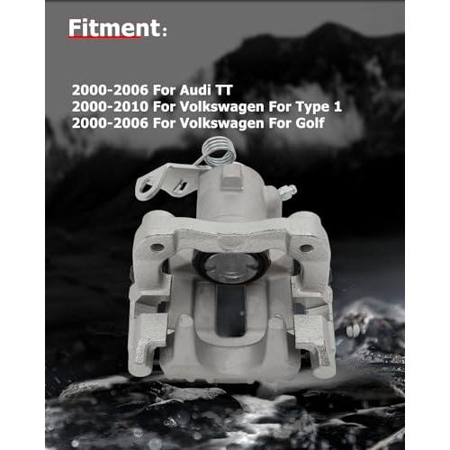 cciyu Rear Left \u0026 Right Brake Calipers With Bracket 19B2571 19B2 並行輸入品_4