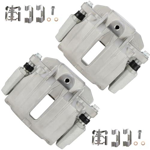 cciyu リア左+右ブレーキキャリパー ブラケット付き 18B4727 18B4726 キャデラック2000 2002 シボレー 並行輸入品