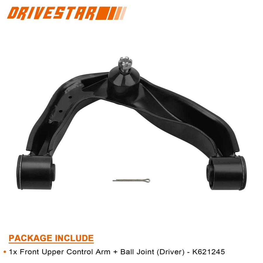 DRIVESTAR K621245 K621246 2PC Front Upper Control Arms w/Ball Jo 並行輸入品の画像