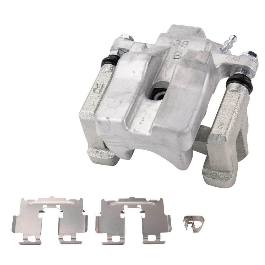 ブランド登録なし - TRQ Rear Right Brake Caliper w/Bracket Passenger Side Compatible 並行輸入品