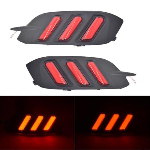 labwork Red Rear Bumper Brake Light Bumper Reflector Lamps Repla 並行輸入品_7