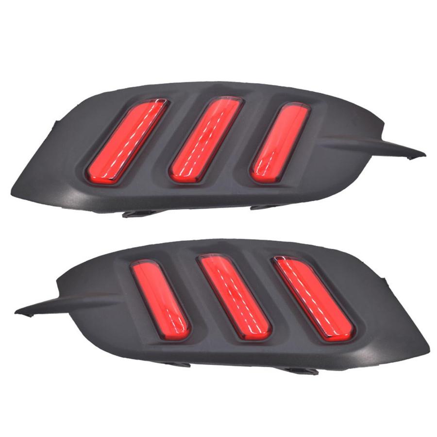 labwork Red Rear Bumper Brake Light Bumper Reflector Lamps Repla 並行輸入品_9