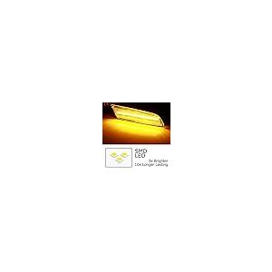 iJDMTOY Semi Clear Lens 36 SMD Amber Full LED Bumper Side Marker 並行輸入品の画像