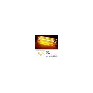 【並行輸入品】 iJDMTOY Semi Clear Lens Amber Full LED Strip Front Fender Side M