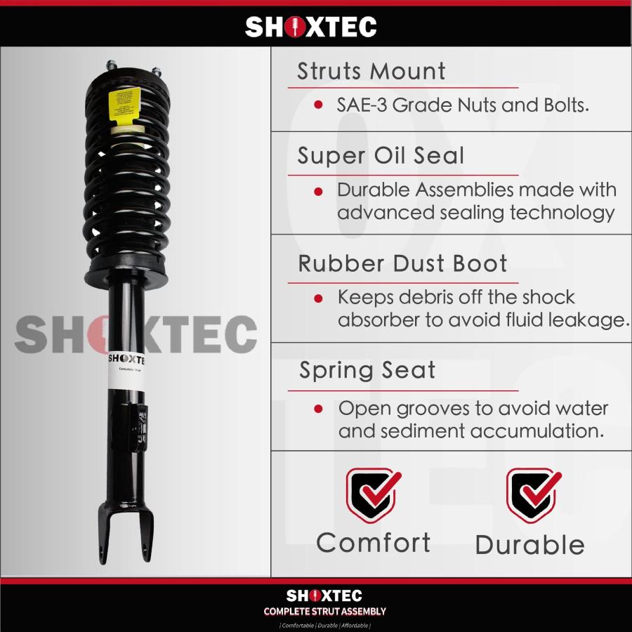 Shoxtec フルセット ストラット ショックアブソーバー 交換用 05 10 シボレー コバルト 06 11 シボレー HHR 並行輸入品の画像