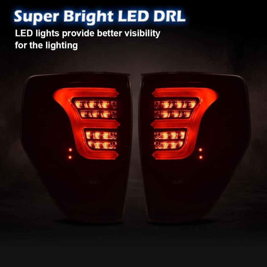 【並行輸入品】CHEDA LEDテールライト リアブレーキ パーキングランプ フォードF150 2009 2014 BL3Z13405B BL3の画像