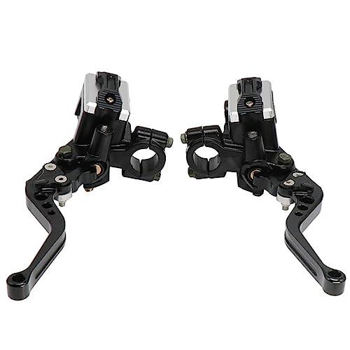 ZSDTRP ユニバーサル オートバイ 7/8インチ 22mm CNC 油圧ブレーキ クラッチレバー マスター ダブルポンプ 警告 並行輸入品_1
