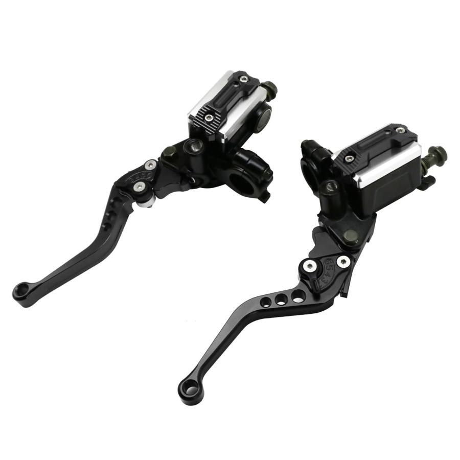 ZSDTRP ユニバーサル オートバイ 7/8インチ 22mm CNC 油圧ブレーキ クラッチレバー マスター ダブルポンプ 警告 並行輸入品_6