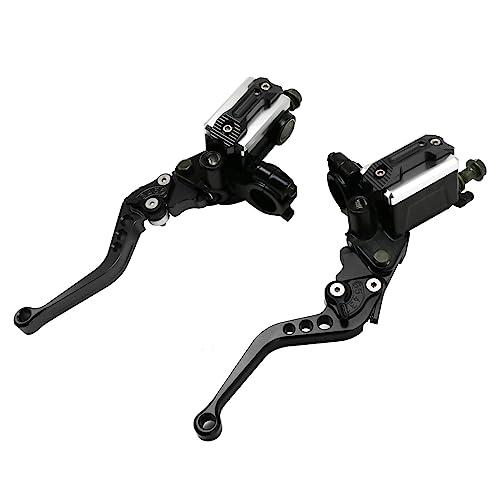 ZSDTRP ユニバーサル オートバイ 7/8インチ 22mm CNC 油圧ブレーキ クラッチレバー マスター ダブルポンプ 警告 並行輸入品_7