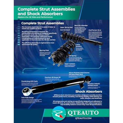 PM Auto Set Front Rear Shock Absorber For 1998 2004 Isuzu Rodeo  並行輸入品の画像