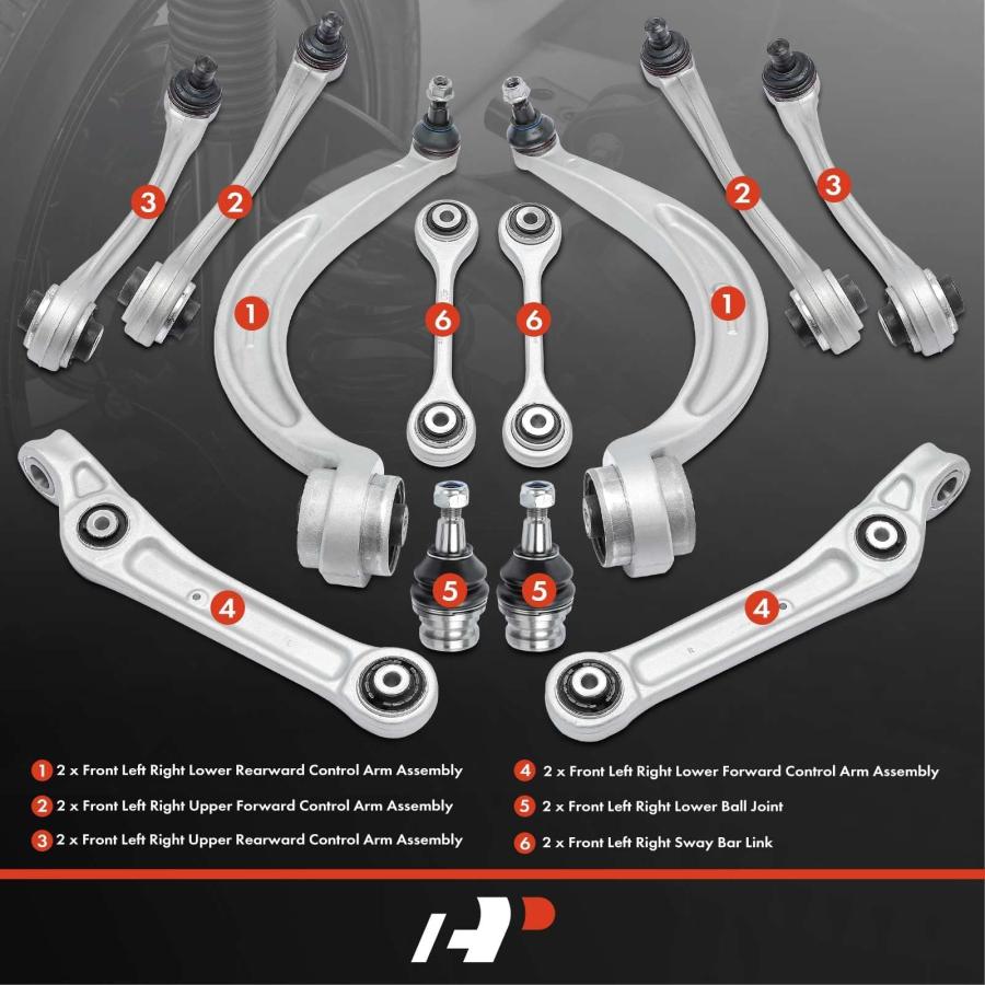 A Premium Set of 12, Front Forward Rearward Upper & Lower Contro 並行輸入品の画像