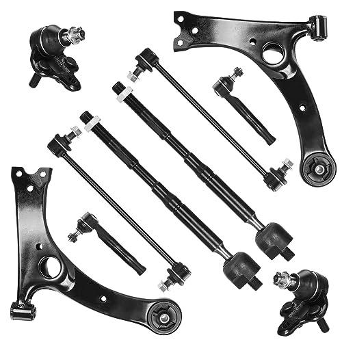【並行輸入品】 10 PCS Front End Suspension Kit Front Lower Control Arms with Ba_1