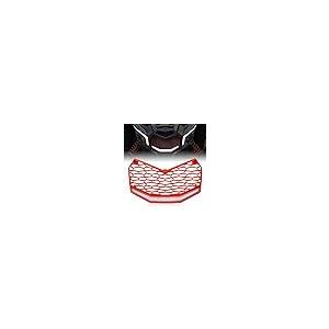 【並行輸入品】フロントレッドグリル LEDライト付き Maverick X3 SAUTVS アップグレードレッドプレミアムフロントバンパーメッシ_2