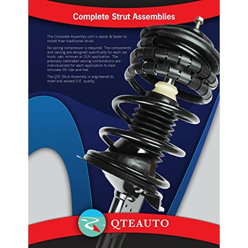 【並行輸入品】 PM Auto Pair of 2 Front L R Quick Complete Strut Coil Spring Forの画像