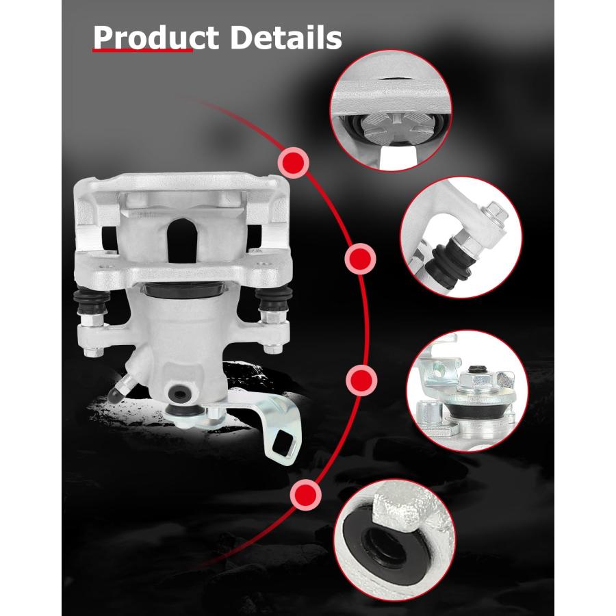 cciyu Rear Left Brake Caliper With Bracket 19B3319 For Mini For 並行輸入品
