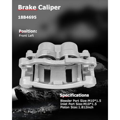 ブランド登録なし - cciyu Front Left Brake Caliper With Bracket 18B4695 For Chevrole 並行輸入品