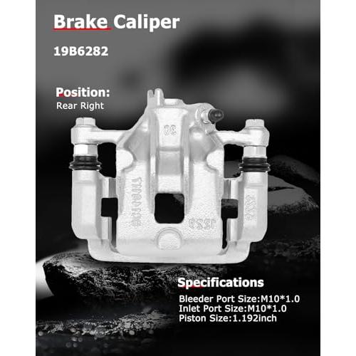 cciyu Rear Right Brake Caliper With Bracket 19B6282 For Kia For 並行輸入品_7