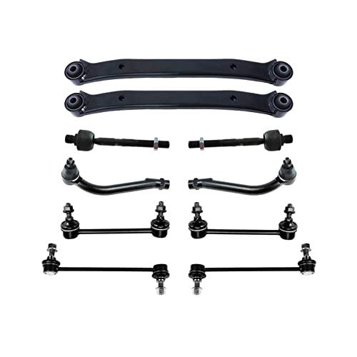 【並行輸入品】 PartsW   10 Pc Front \u0026 Rear Suspension Kit Upper Rearward Contro_1