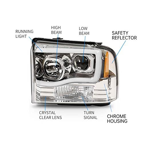 HECASA LED プロジェクターヘッドライト 2005 2007 フォード F250 F350 F450 F550 スーパーデ 並行輸入品_7