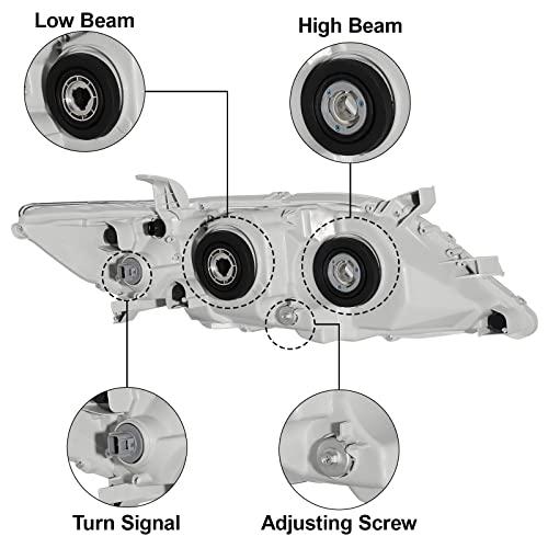 ALZIRIA ヘッドライトアセンブリ 交換用 2010 トヨタ カムリ 2011 トヨタ カムリ 10 カムリ 11 カムリ プ 並行輸入品の画像