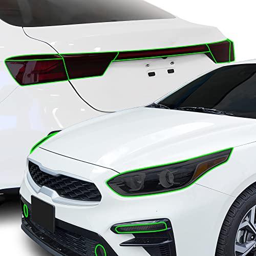 【並行輸入品】BOGAR TECH DESIGNS フルヘッドライト テールライト リフレクター サイドマーカー ティントキットカバー Kia_1