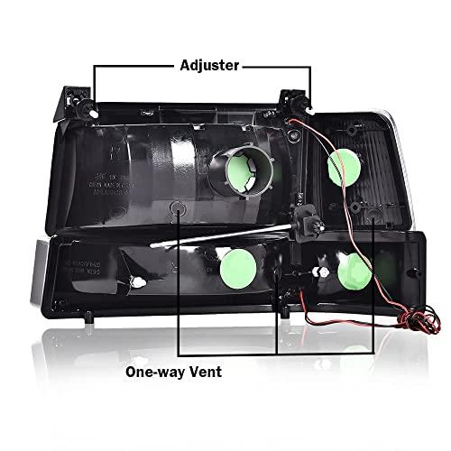 G PLUS LED DRLヘッドライト 1992 1993 1994 1995 1996 フォード ブロンコ F150 F250 並行輸入品の画像