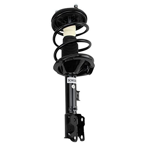 TRQ Front Left Complete Strut \u0026 Coil Spring Assembly Drivers Sid 並行輸入品の画像
