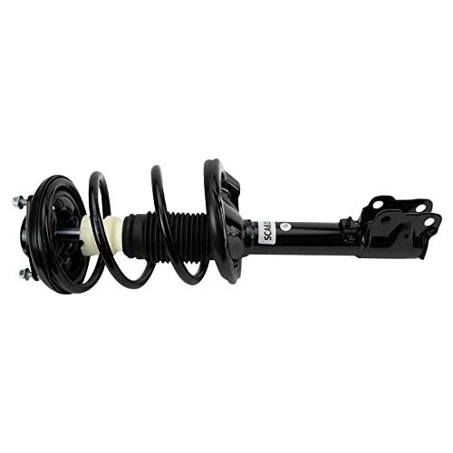 TRQ Front Left Complete Strut \u0026 Coil Spring Assembly Drivers Sid 並行輸入品の画像