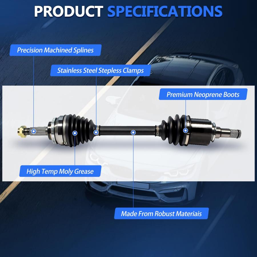 【並行輸入品】 CV Axle Front FWD Fit for Toyota Celica 2000 2001 2002 2003 2004の画像