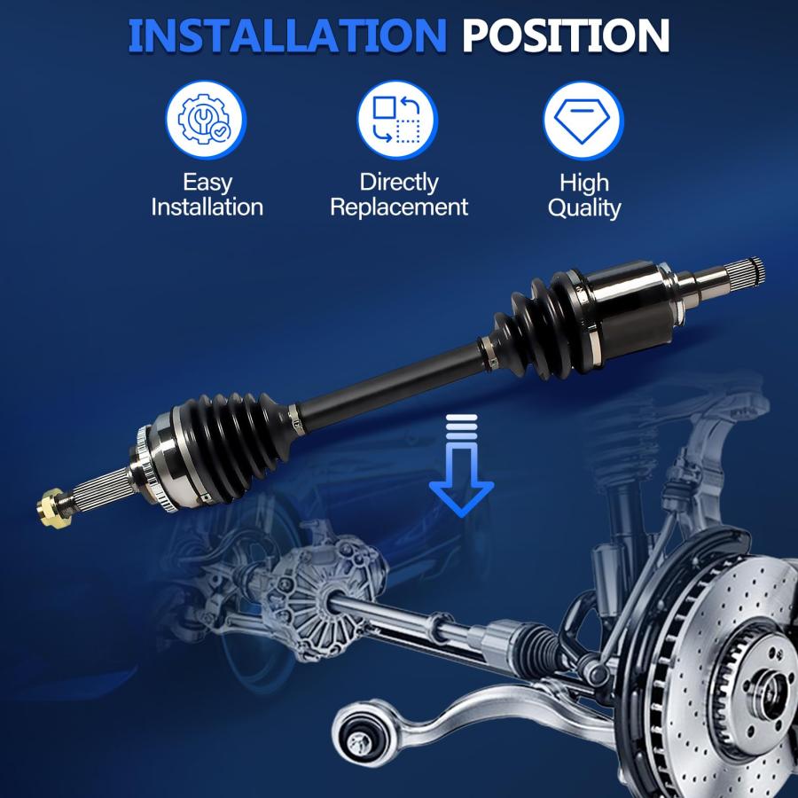【並行輸入品】 CV Axle Front FWD Fit for Toyota Celica 2000 2001 2002 2003 2004の画像