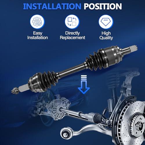 【並行輸入品】 Maxfavor CV Axle Shaft Front FWD Replacement for Lexus ES330 200の画像