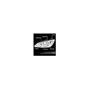 【並行輸入品】DNA MOTORING 左 OEスタイル ヘッドライト 04 05 ホンダ シビック クーペ セダン対応 クロームハウジング クの画像