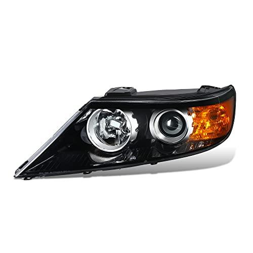 DNA MOTORING 左 OEスタイル プロジェクターヘッドライト 11 13 Kia Sorento対応 ブラック/クリアレ 並行輸入品の画像
