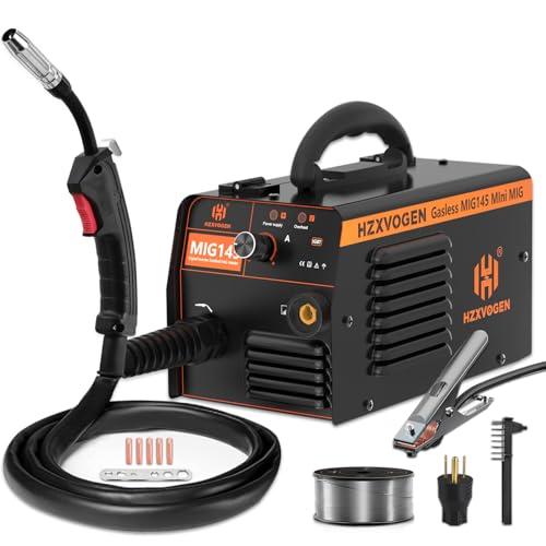 HZXVOGEN ノンガス 半自動 溶接機 100V 200V 兼用 MIG溶接機 145A