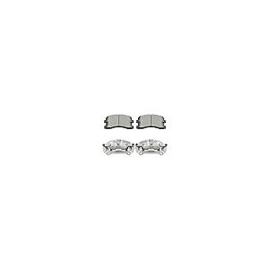AutoShack Pair of 2 Front Brake Calipers and Performance Ceramic 並行輸入品の画像