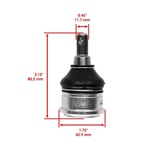 【並行輸入品】 Caltric Front Upper and Lower Ball Joint Compatible with Honda P_4
