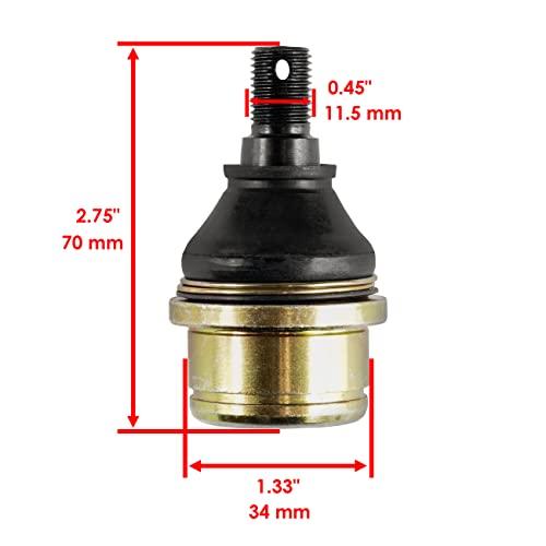 【並行輸入品】 Caltric Front Upper and Lower Ball Joint Compatible with Honda P_7