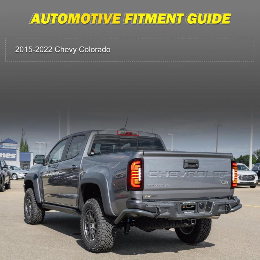 【並行輸入品】AUTOWIKI テールライト 2015 2022 Chevy Colorado用   フルLED シーケンシャルウィンカー付きの画像