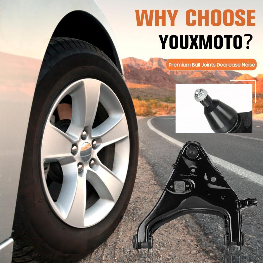 【並行輸入品】 Front Lower Left Side Control Arm w/Ball Joint Assembly Fit for_3