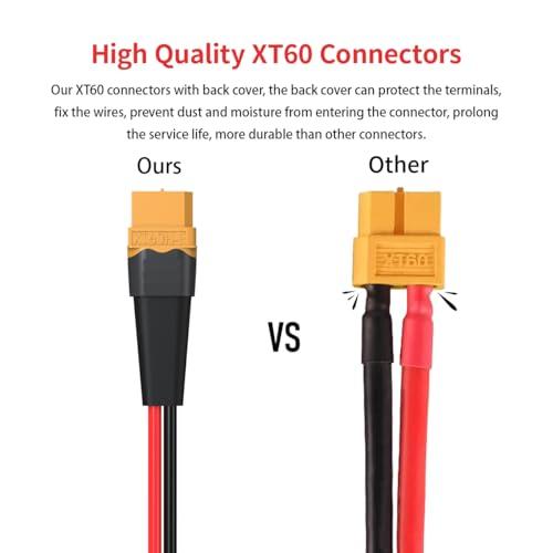 10AWG XT60延長ケーブルソーラーパネルコネクターからXT60コネクタへポータブル発電所リバー600ソーラー 【次回】 並行輸入品