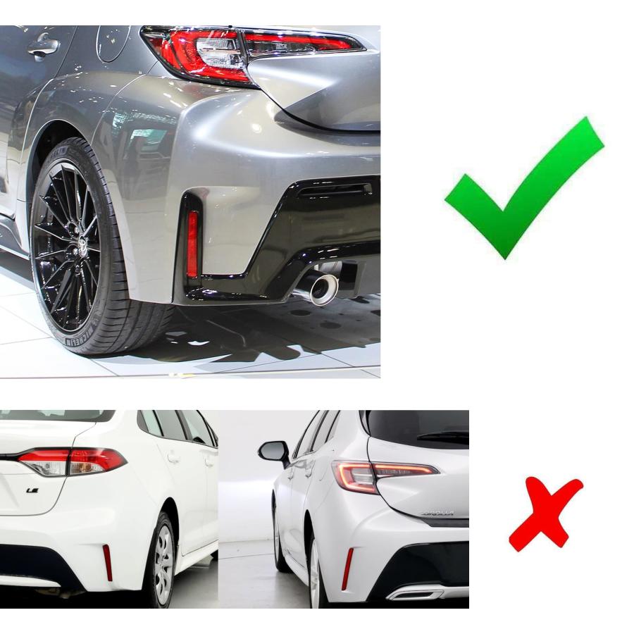 iJDMTOY OEM Spec Smoked Lens 48 SMD Full LED Rear Bumper Reflect 並行輸入品の画像