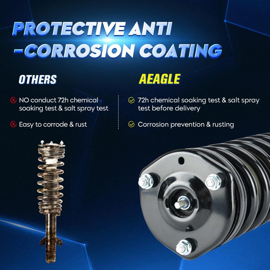 フロントコイルスプリングショックアブソーバー Front Strut Shock Assembly w/Coil Spring f 並行輸入品_9