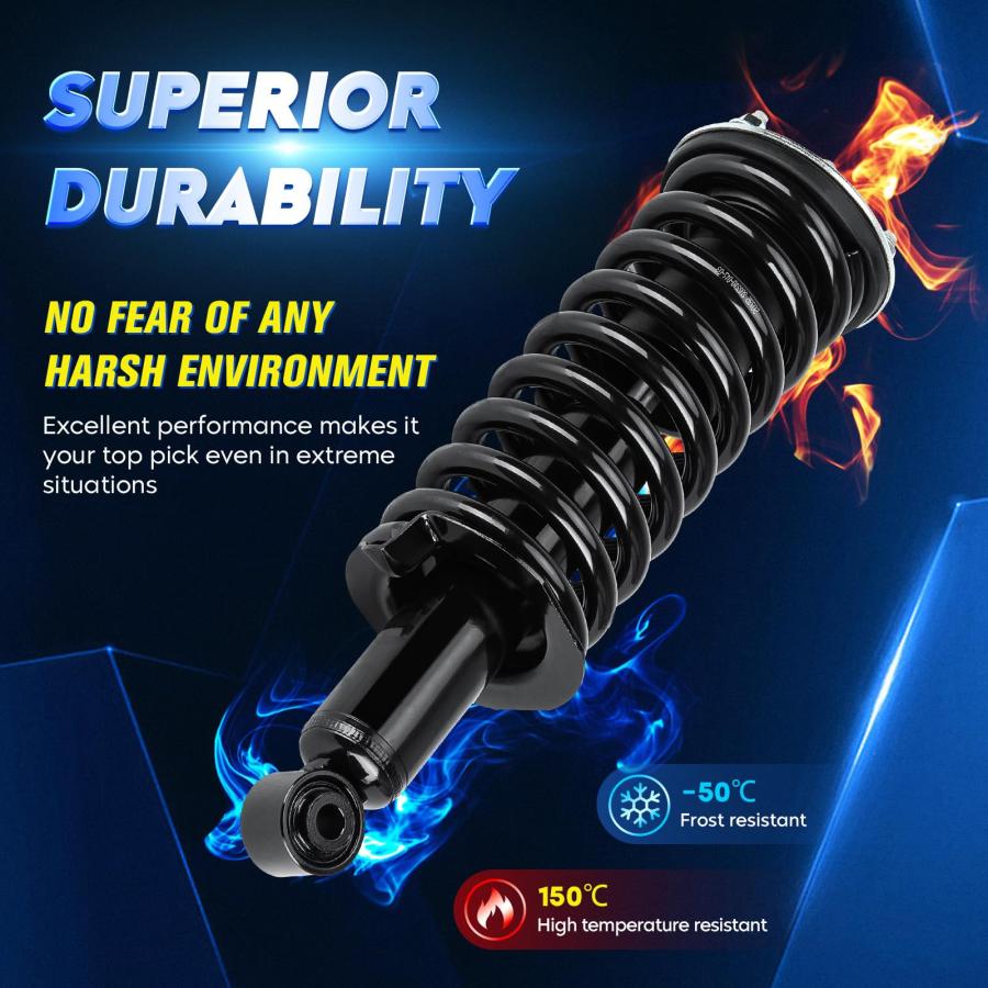 【並行輸入品】フロントコイルスプリングショックアブソーバー Front Strut Shock Assembly w/Coil Spring fの画像