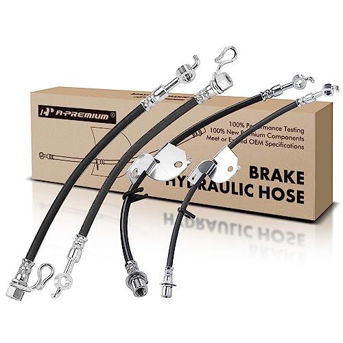 【並行輸入品】 A Premium Rear Disc Brake Caliper \u0026 Brake Hydraulic Hoses Compat