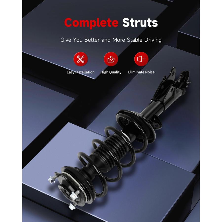 cciyu Front Complete Struts shock and Struts Fits for 2012 for H 並行輸入品_3