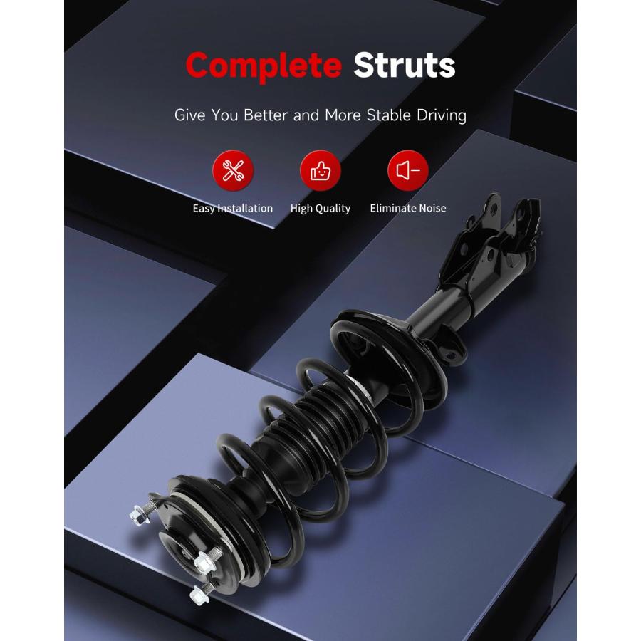 cciyu Front Complete Struts shock and Struts Fits for 2013 2014  並行輸入品の画像