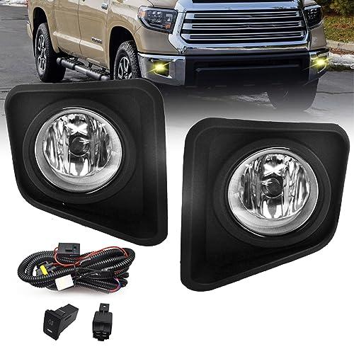 ドライビングバンパーフォグライト 2014 2021 トヨタ タンドラ用 H11 12V 55W ハロゲン電球\u0026スイッチと配線キッ 並行輸入品の画像